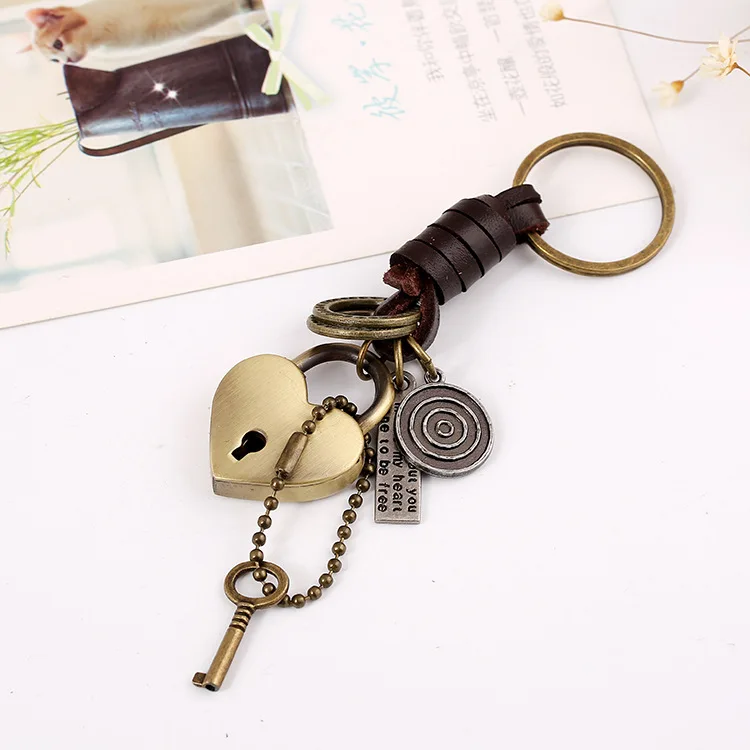 Yiwu Factory Wholesale Heart Key Shape Keychain - Buy Personalized ...
