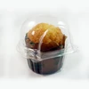 High quantity clear individual Disposable clamshell plastic cupcake box packaging