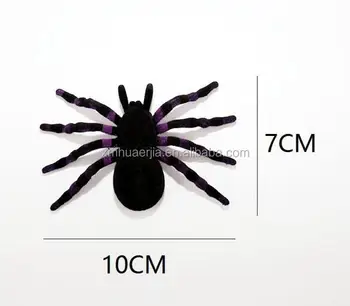 large plastic spiders