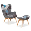 modern living room wooden fabric sofa sets recliner couch sets living room furniture