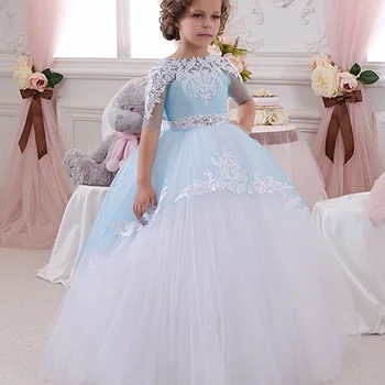 flower girl puffy dress