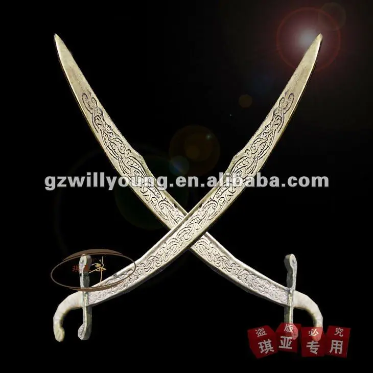 Newest Gold Belly Dance Sword,Belly Dance Props,Dance Sword On Sale