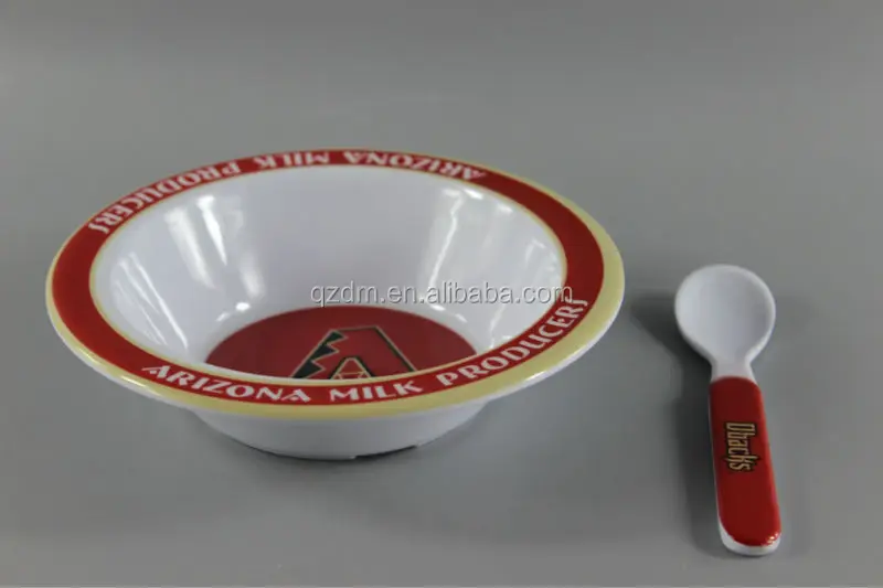 Melamine Cereal Bowl And Spoon Sets