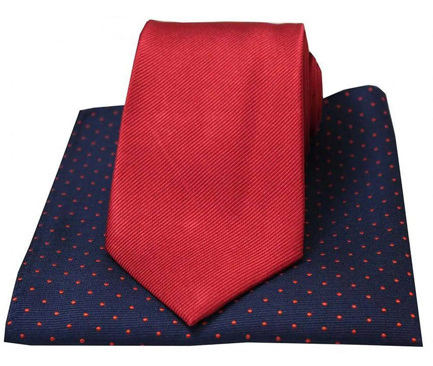 Pink David Van Hagen Mens Leaf Pattern Silk Pocket Square