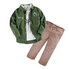 Baby clothing set cotton long sleeved MILK print t-shirt+starts pants 2pcs baby boy clothes newborn infant suit