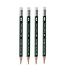 3.5" round jumbo pencils custom logo wood pencil printed wooden golf pencils