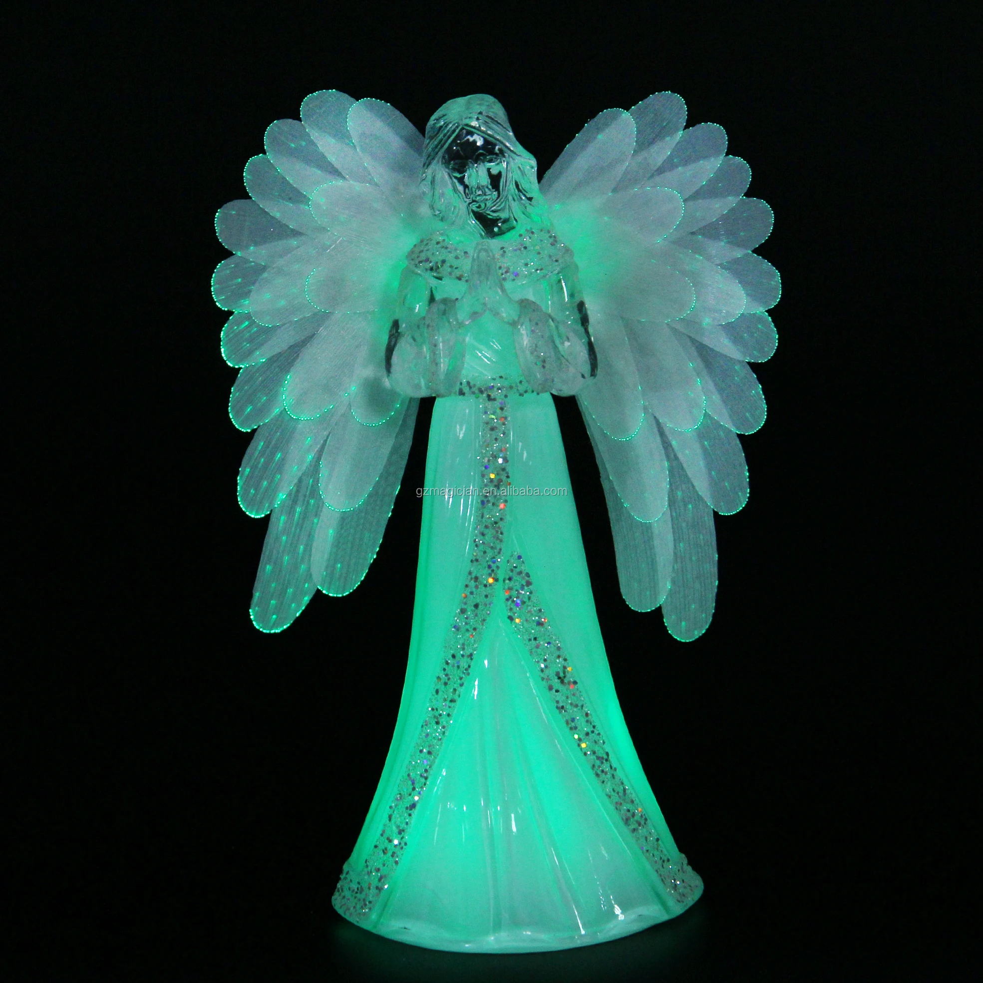 
colorful led angel ornament art decor international wholesale chinese products 