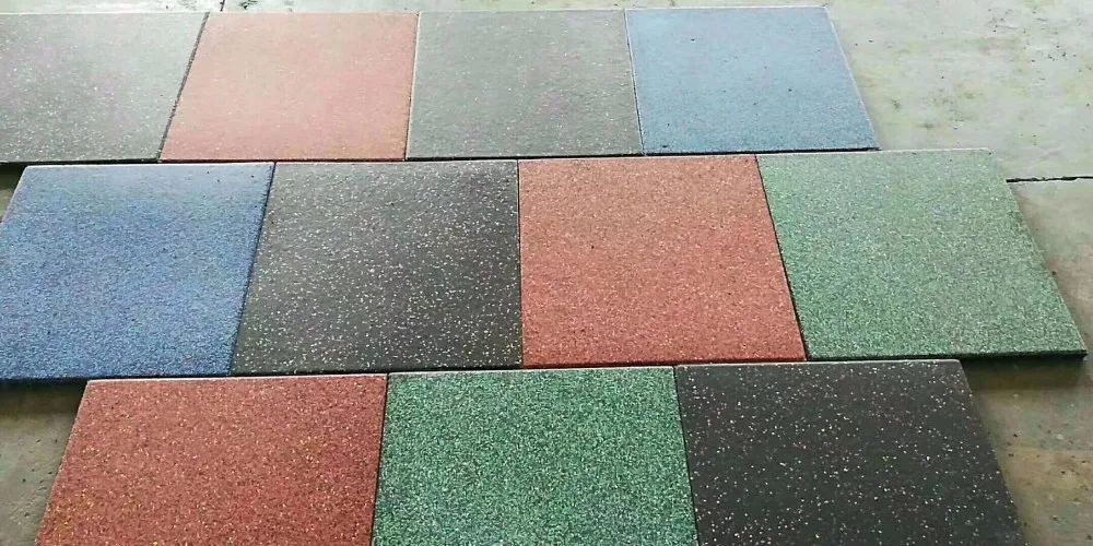 Gym Rubber Floor Tiles/recycled Rubber Tire Tiles/rubber Tile Floor