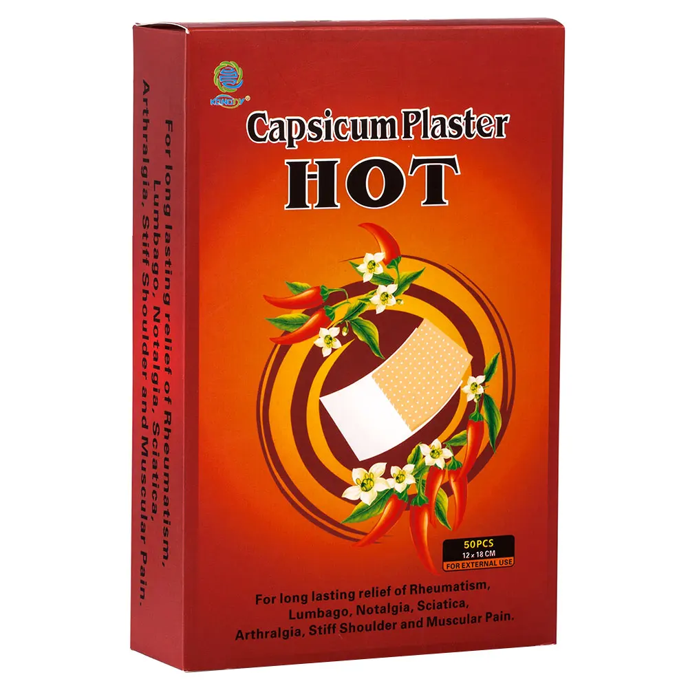 high effective hot capsicum plaster for joints physical pain rel