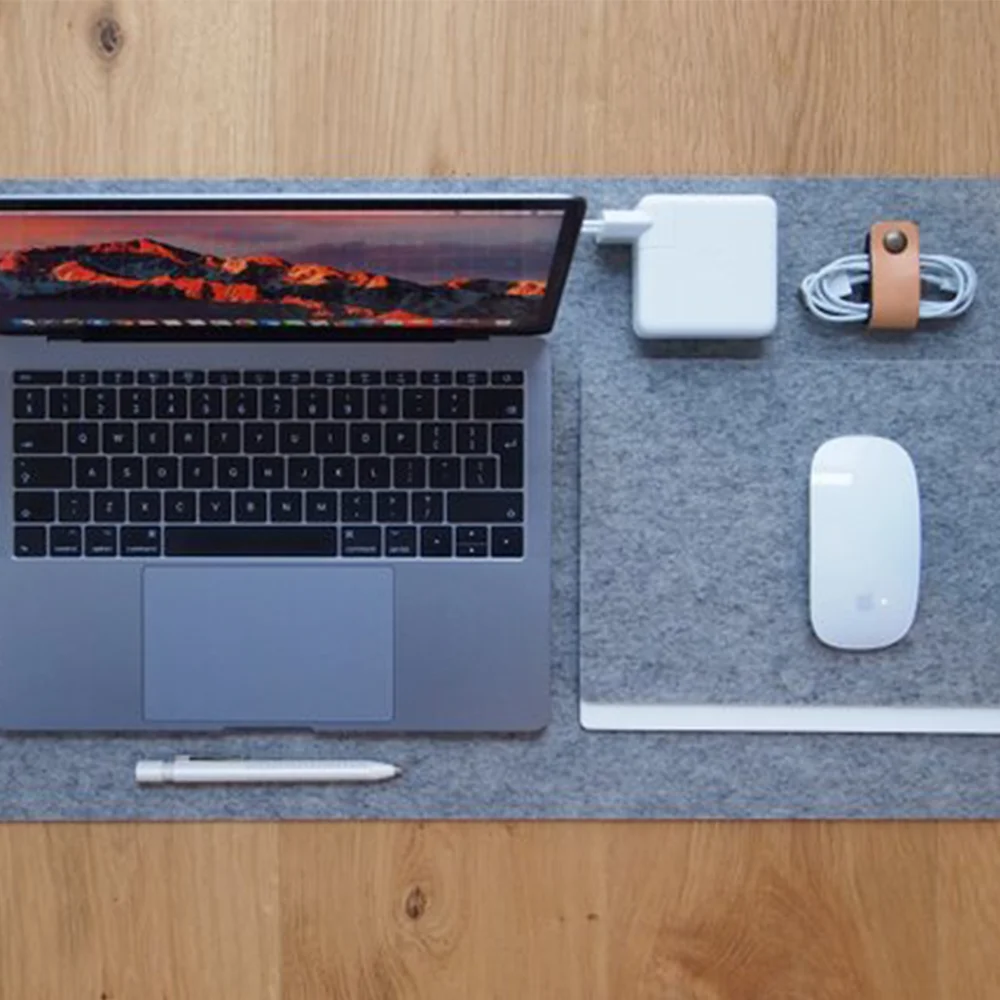 Promotional Custom Design Felt Computer Desk Mat Felt Mouse Pad Buy