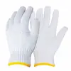 China whole sale cheap price natural white cotton hand gloves and working gloves for construction work with CE