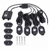 2018 Newest bluetooth control RGB led rock light pod light 4 pods/8 pods