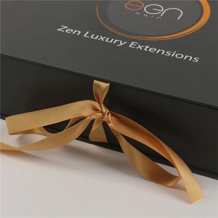 luxury black gift cardboard box soft touch packaging(4)