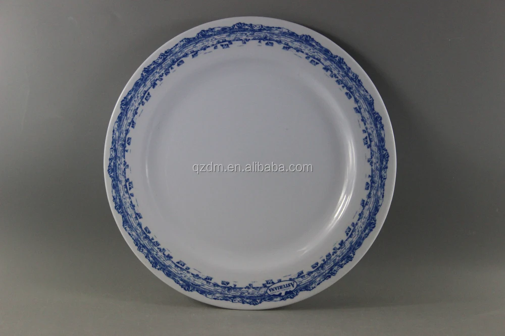 11 Inch Melamine Round Plates And Dishes Food Grade
