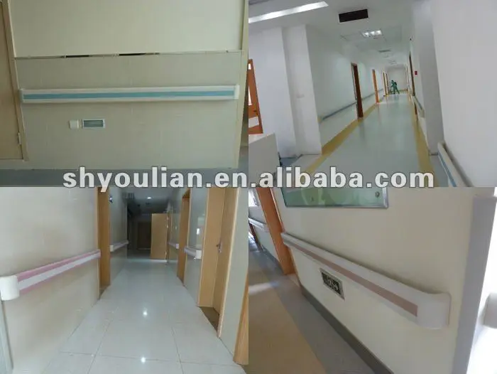 Pvc Plastic Hospital Bumper Guard Rail Buy Bumper Guard Rail,Plastic
