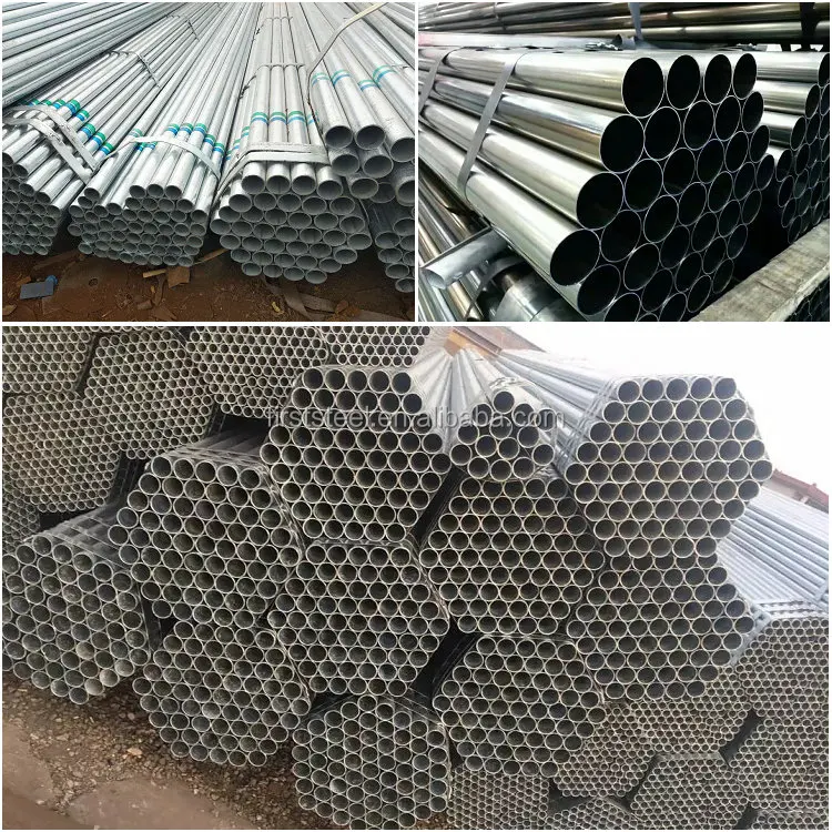 erw astm a178 40mm standard length of galvanized pipe