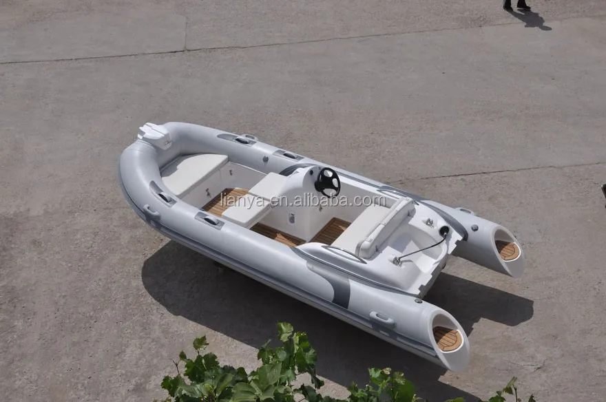Liya 4.3m 70L tank fiberglass sea kayak pontoon boat fishing