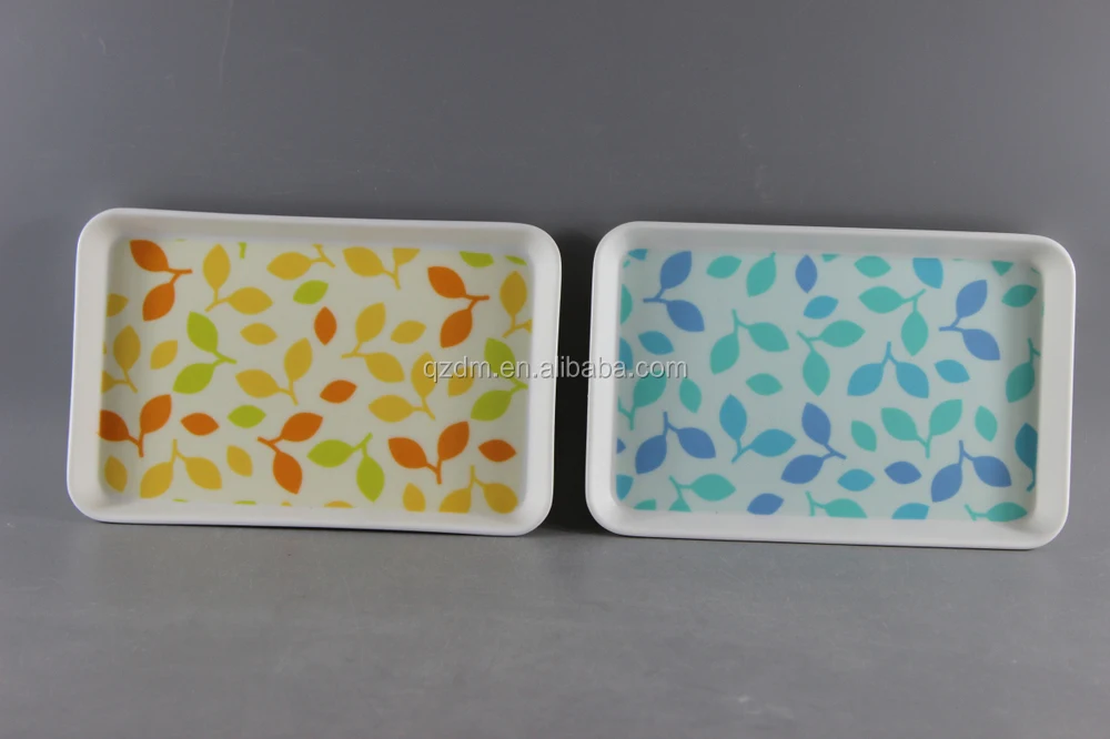 21.5x14cm Melamine Rectangle Small Tray(Frosted Surface)