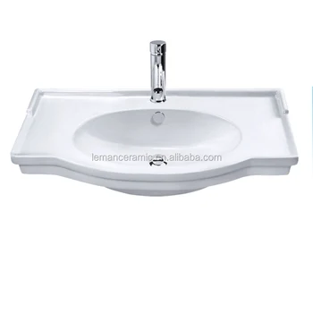 H313 80 High Quality Ceramic Bathroom Above Counter Vanity Sink View Bathroom Sink Leman Rohm Oem Product Details From Chaozhou Leman Ceramics Co Ltd On Alibaba Com