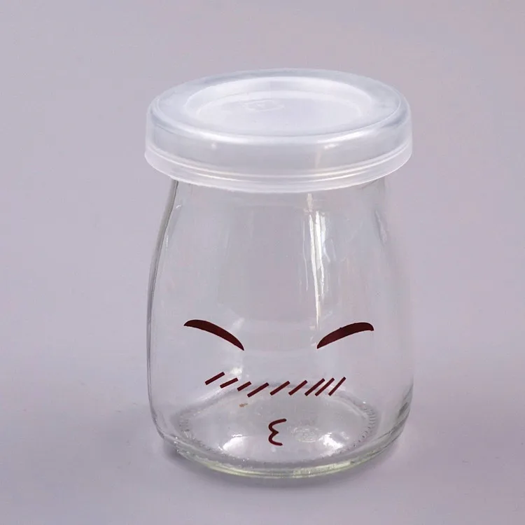 China supply cheap glass pudding bottle