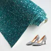 Shiny Big Sequins Glitter PU Leather Fabric for Lady Shoes High Heel Shoes