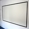 100 inch HD Front projection screen with black border / Simple Roll up projection screen