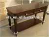 Latest end table wood antique vintage wood sofa console tables (EFS-181507)