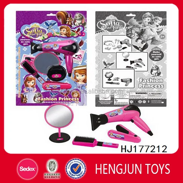 2017 New Hairdresser Accessories Set With Hair Dryer Toy For Kids