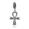Cross Charm with God All Things are Possible Religious Dangle Bead Fits European Bracelets
