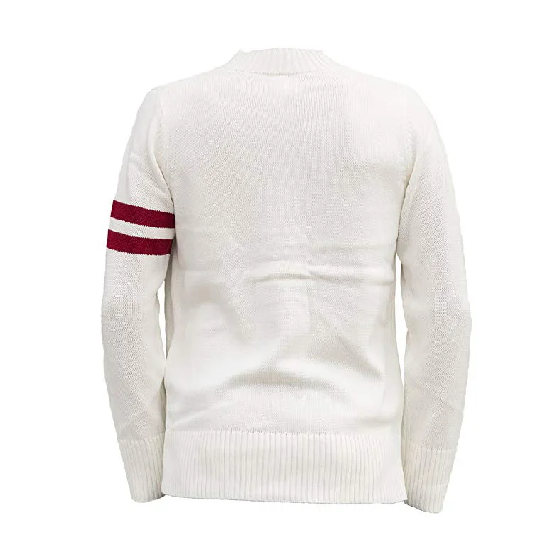 High School Students Young Retro Embroidery Letterman Cardigan Sweater Men - Buy Sweater Men 