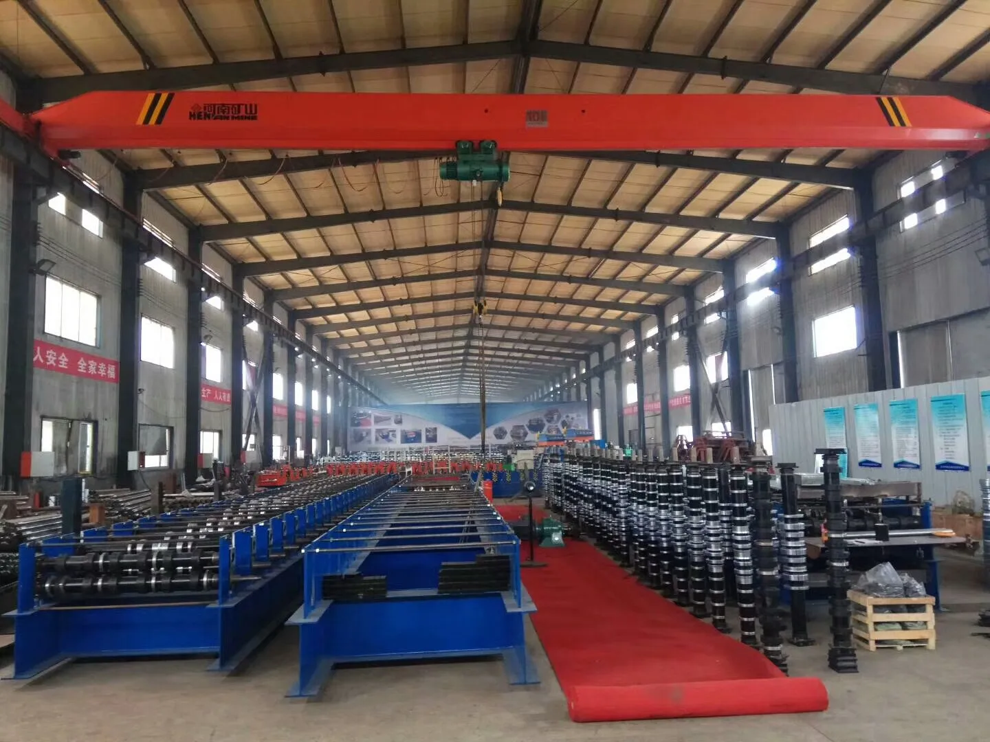 Botou Cold Rolled Steel ibr roof sheet forming machine