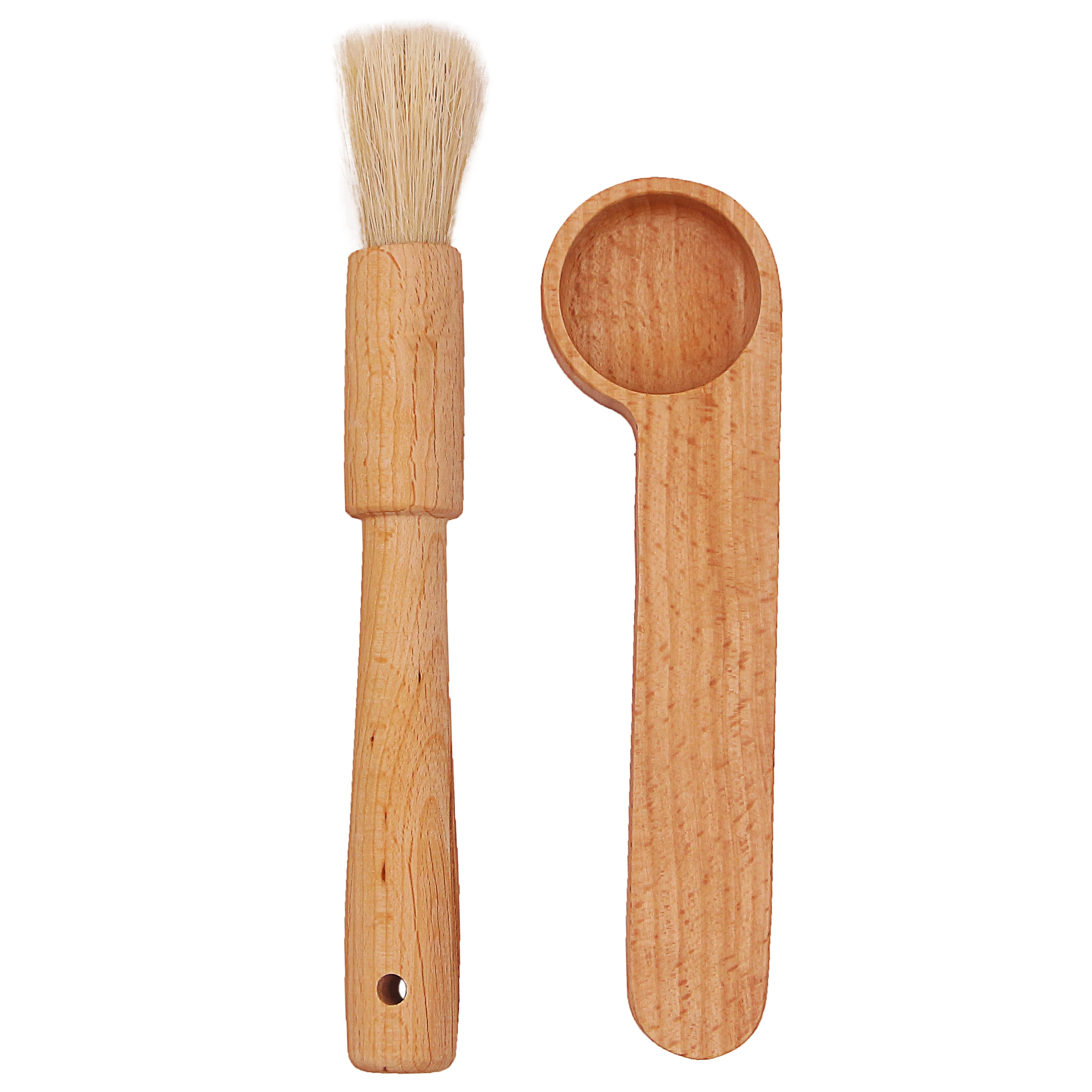Wholesale New Combination Wooden Coffee Cleaning Brush Buy Factory