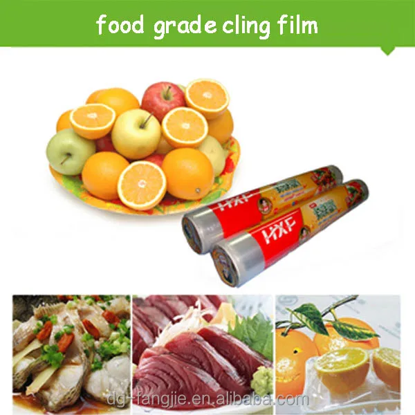 Commercial Plastic Food Packaging 10 Micron Cling Wrap With Slider