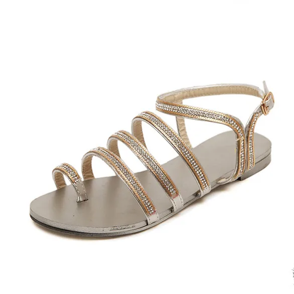 new design flat sandals ladies