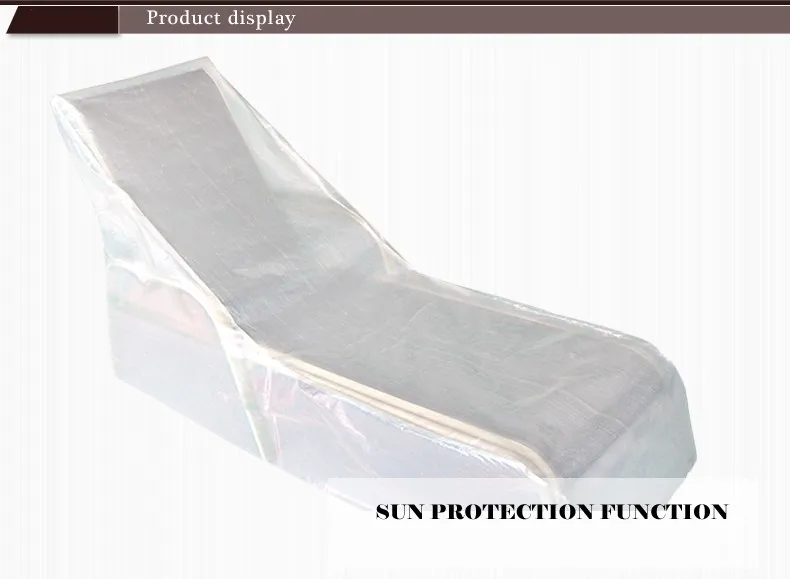 Pe Film Clear Plastic Cover/waterproof Patio Sunbed Cover Buy Sunbed