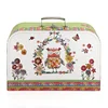 Corrugated box with handle portable tool box baby luggage suitcase