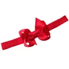 grosgrain double stacked hair bow wiht hair band , kids hair bow