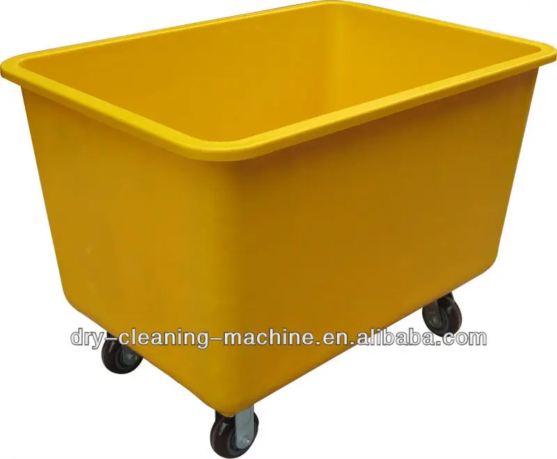 Plastic Laundry Trolley Bin Laundry Carts Large Plastic Bin With Wheels