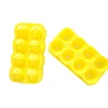 Custom High Quality Best Novelty Eco Friendly Strawberry Mold Shape 3d Round Ball 8 cavity Silicone Ice Cube Tray