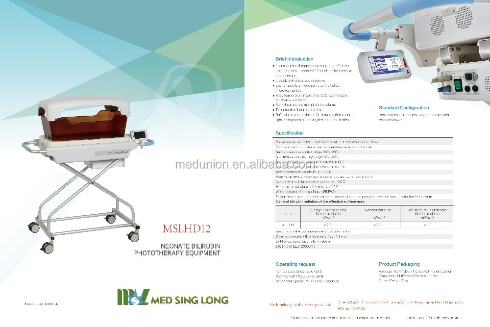 2018 Cheap Jaundice Treatment Bed For Infant With Phototherapy Function