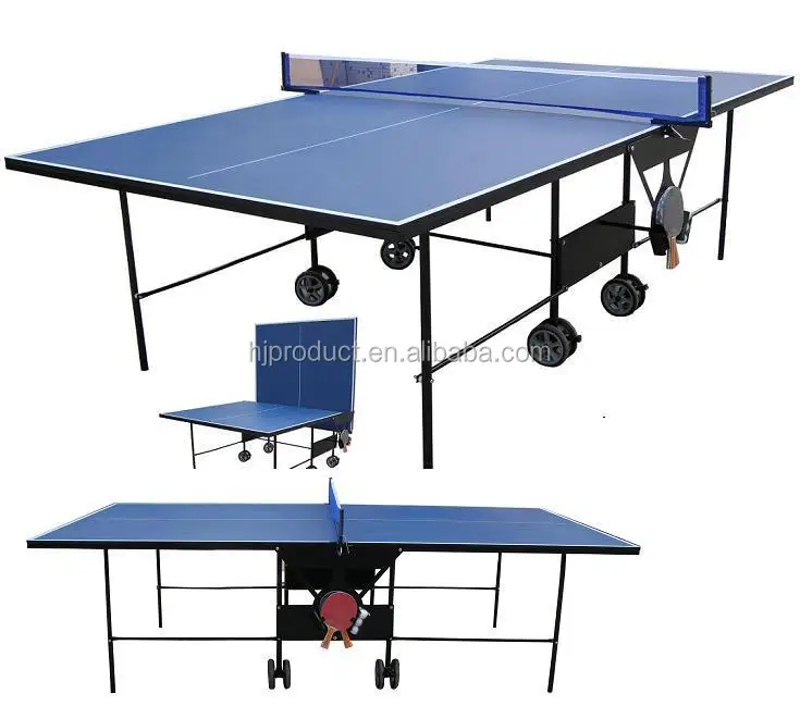 12mm Mdf Top Ping Pong Table Indoor Game Center Fold Up Table Tennis