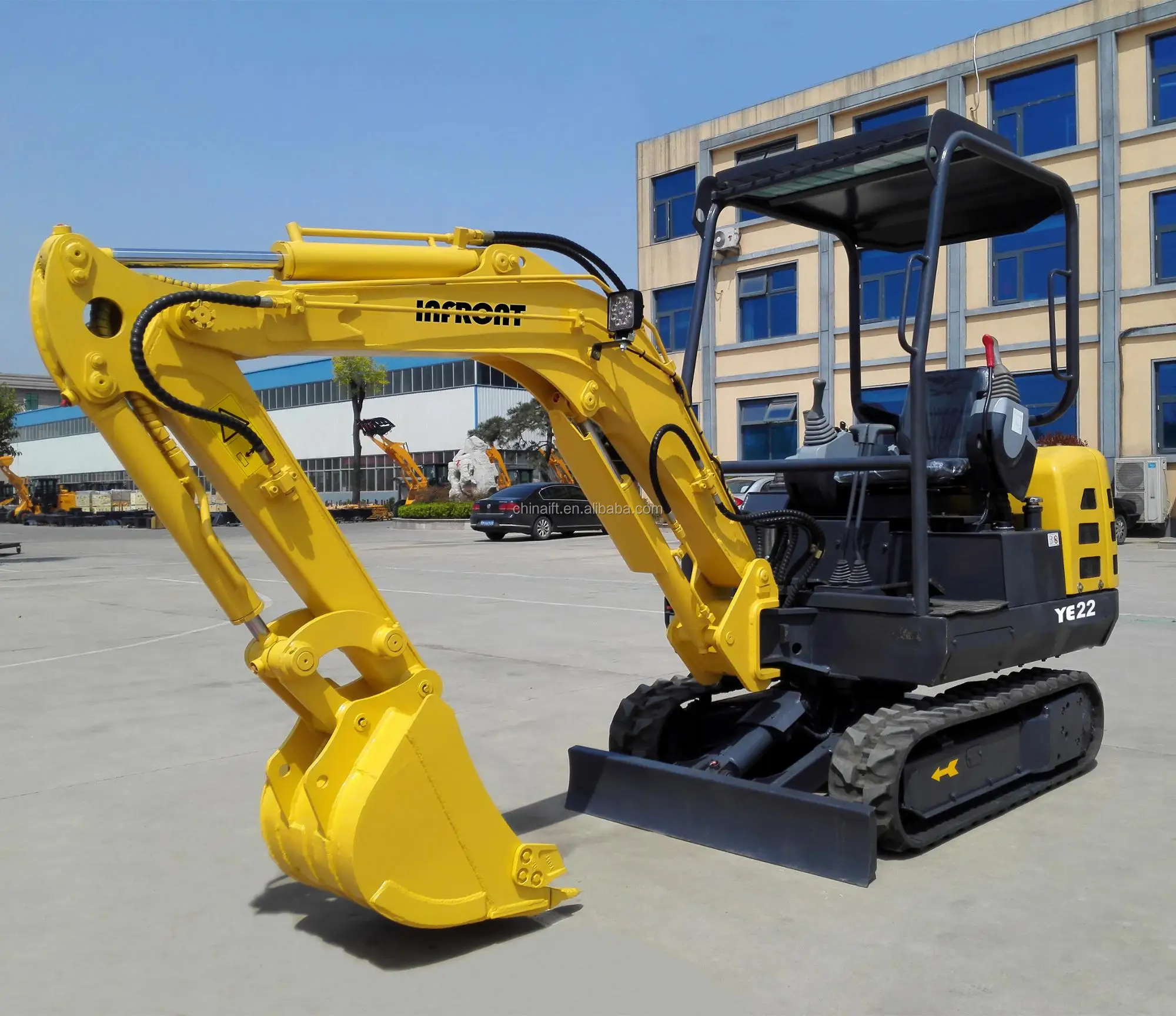 1.8T YE8018 crawler digger hydraulic mini excavator