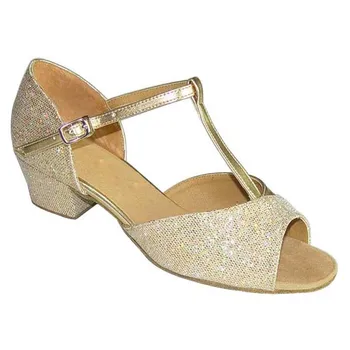 gold low wedge shoes