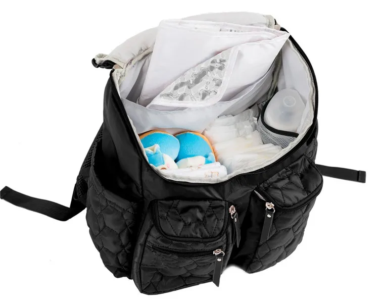 spacious diaper backpack