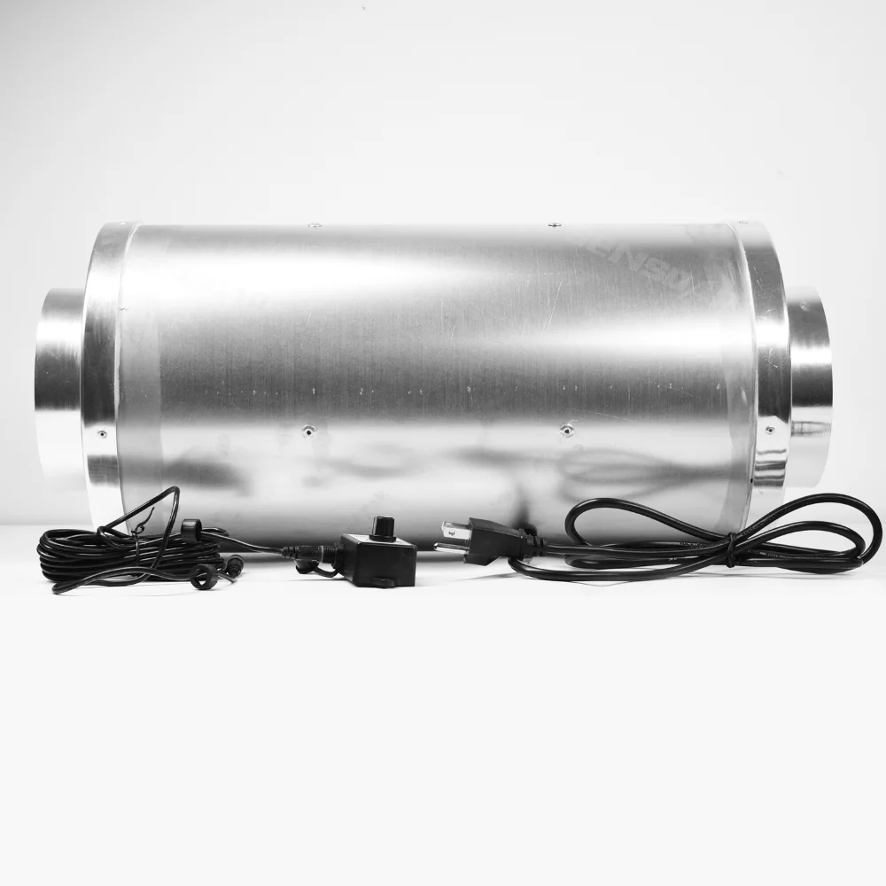 Duct Booster Vent Fan, Inline, 110v -120v, Plastic - detail 32