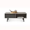 2018 modern style hot sale panel wooden coffee table for home