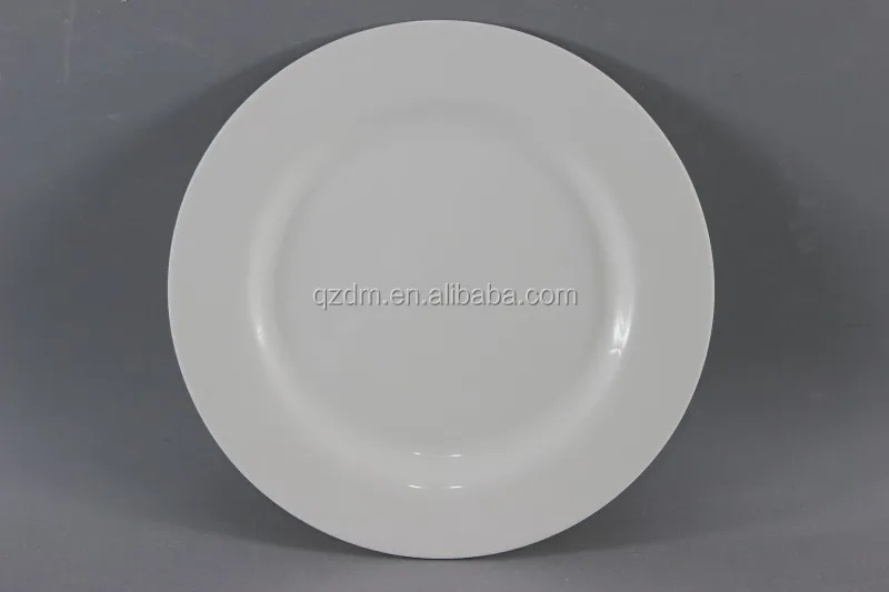 7inch White Melamine dinner plate 17.5x1.3cm