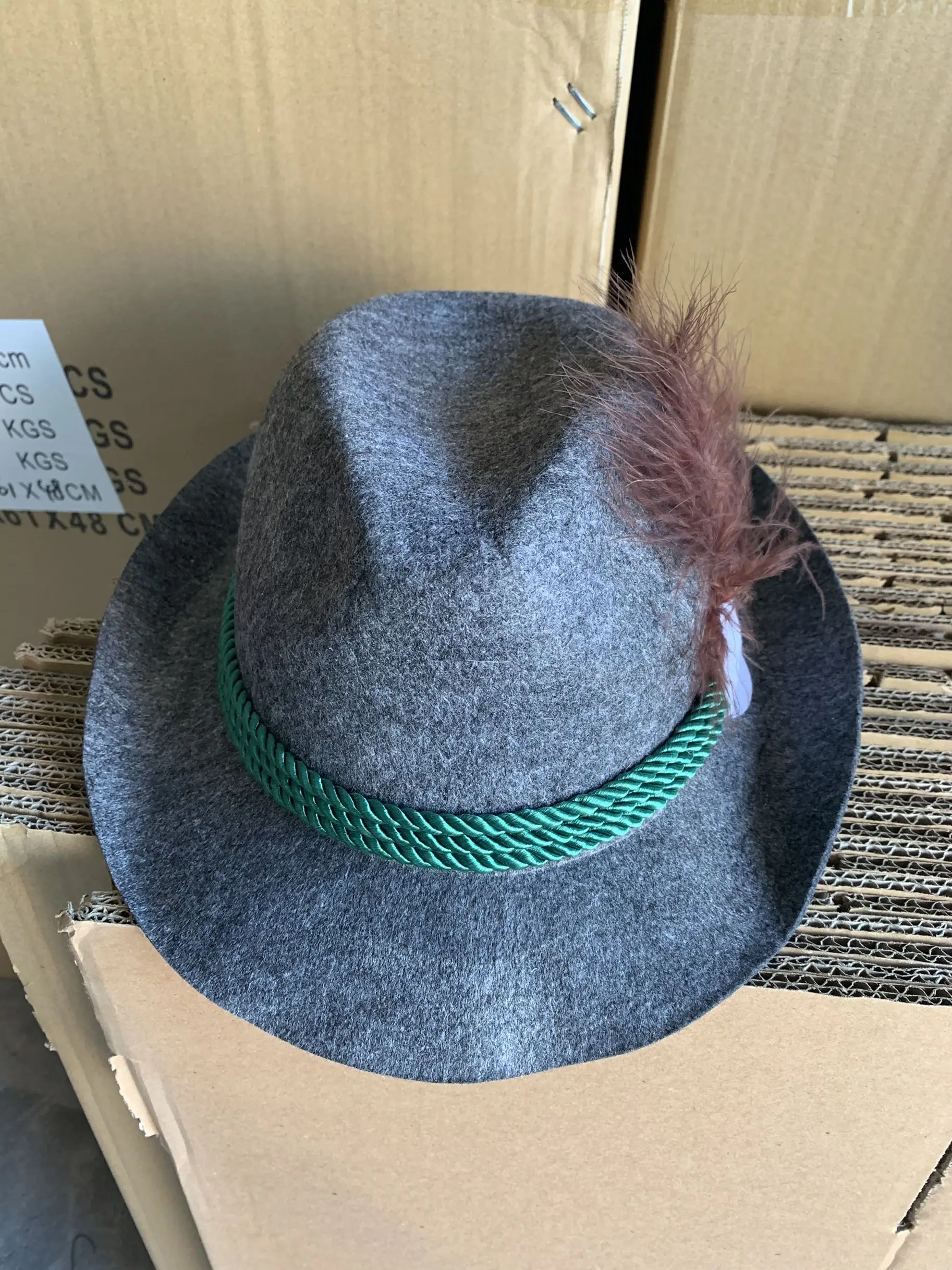 Custom Hillbilly Hat Bavarian Felt Hat 