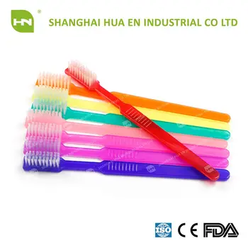 disposable toothbrush with paste