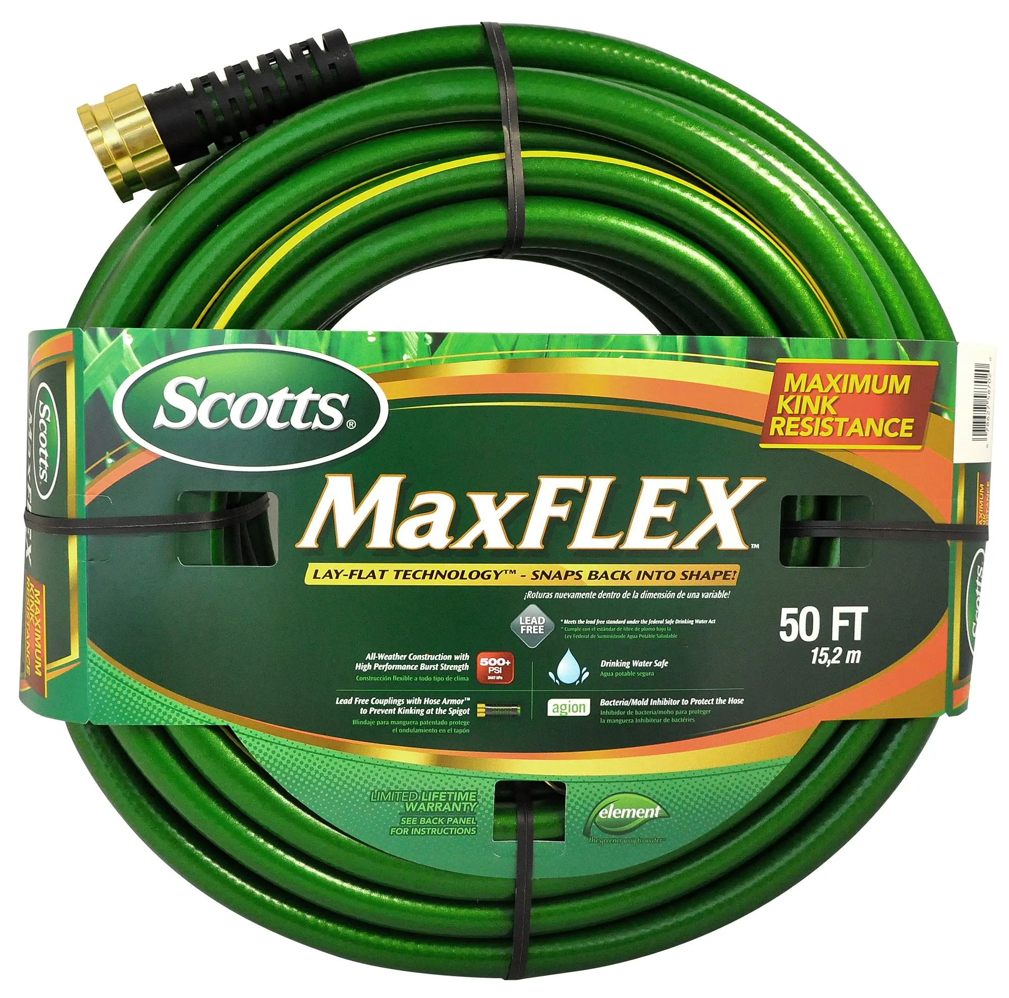 39.62. Swan Products Scotts SMF58050CC MaxFlex Heavy Duty Garden Hose 50 ft...